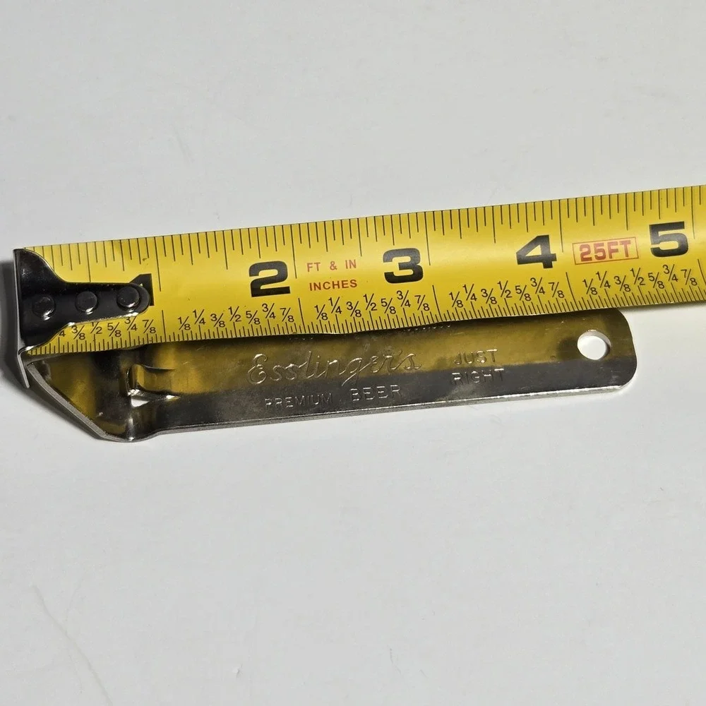 VINTAGE Esslinger's Premium Beer Bottle Opener Just Right Vaughan USA Breweriana
